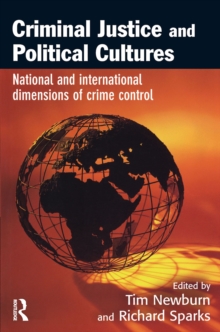 Criminal Justice and Political Cultures