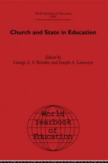 World Yearbook of Education 1966 : Church and State in Education