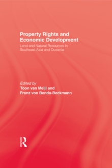 Property Rights and Economic Development : Land and Natural Resources in Southeast Asia and Oceania