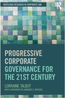 Progressive Corporate Governance for the 21st Century