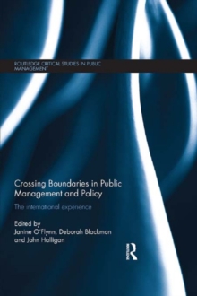 Crossing Boundaries in Public Management and Policy : The International Experience