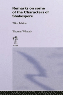 Remarks on Some of the Characters of Shakespeare : Volume 17