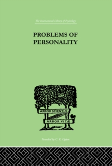 Problems of Personality : Studies Presented to Dr Morton Prince, Pioneer in American