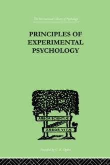 Principles Of Experimental Psychology