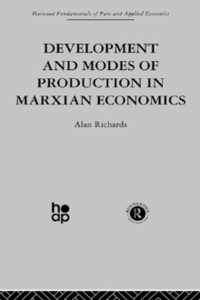 Development and Modes of Production in Marxian Economics : A Critical Evaluation