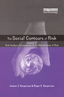 Social Contours of Risk : Two volume Set