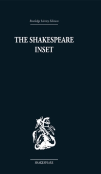 The Shakespeare Inset : Word and Picture