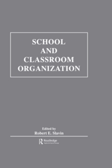 School and Classroom Organization