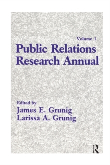 Public Relations Research Annual : Volume 1