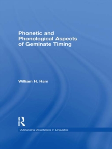 Phonetic and Phonological Aspects of Geminate Timing