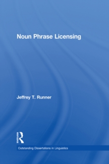 Noun Phrase Licensing