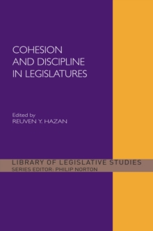 Cohesion and Discipline in Legislatures