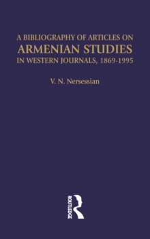 A Bibliography of Articles on Armenian Studies in Western Journals, 1869-1995