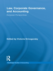 Law, Corporate Governance and Accounting : European Perspectives