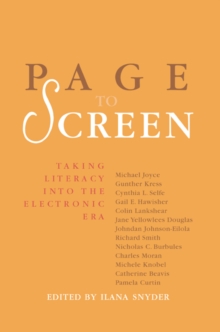 Page to Screen : Taking Literacy into the Electronic Era