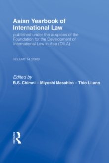 Asian Yearbook of International Law : Volume 14 (2008)