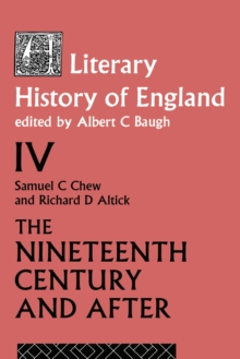 A Literary History of England Vol. 4