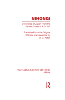 Nihongi : Chronicles of Japan From the Earliest Times to A D 697