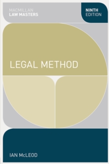 Legal Method, Paperback / softback Book Legal Method, Paperback / softback Book
