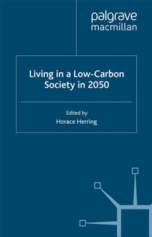 Living in a Low-Carbon Society in 2050