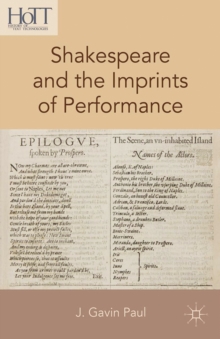 Shakespeare and the Imprints of Performance