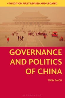Governance and Politics of China, Hardback Book Governance and Politics of China, Hardback Book