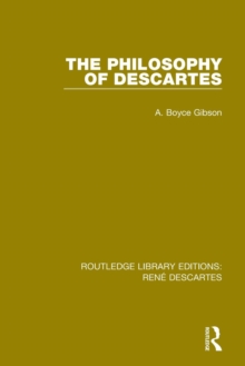 The Philosophy of Descartes, Paperback / softback Book The Philosophy of Descartes, Paperback / softback Book