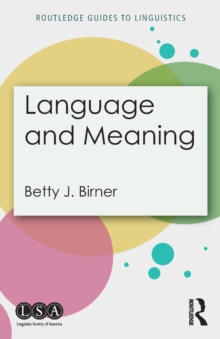 Language and Meaning, Paperback / softback Book Language and Meaning, Paperback / softback Book