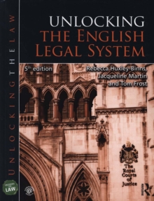 Unlocking the English Legal System, Paperback Book Unlocking the English Legal System, Paperback Book
