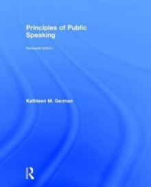 Principles of Public Speaking, Hardback Book Principles of Public Speaking, Hardback Book