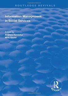 Information Management in Social Services, Hardback Book Information Management in Social Services, Hardback Book