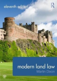 Modern Land Law, Paperback Book Modern Land Law, Paperback Book