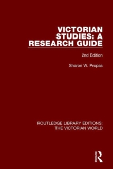 Victorian Studies : A Research Guide, Hardback Book Victorian Studies : A Research Guide, Hardback Book