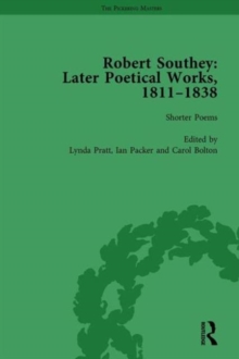 Robert Southey: Later Poetical Works, 1811-1838 Vol 1, Hardback Book Robert Southey: Later Poetical Works, 1811-1838 Vol 1, Hardback Book