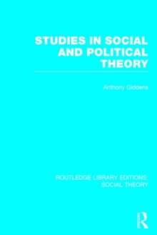 Studies in Social and Political Theory, Hardback Book Studies in Social and Political Theory, Hardback Book