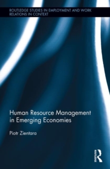 Human Resource Management in Emerging Economies, Hardback Book Human Resource Management in Emerging Economies, Hardback Book