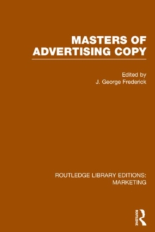 Masters of Advertising Copy, Hardback Book Masters of Advertising Copy, Hardback Book