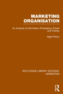 Marketing Organisation, Hardback Book Marketing Organisation, Hardback Book