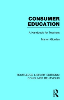 Routledge Library Editions: Consumer Behaviour, Hardback Book Routledge Library Editions: Consumer Behaviour, Hardback Book