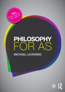 Philosophy for AS : Epistemology and Philosophy of Religion, Paperback Book Philosophy for AS : Epistemology and Philosophy of Religion, Paperback Book