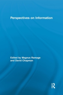 Perspectives on Information, Paperback / softback Book Perspectives on Information, Paperback / softback Book