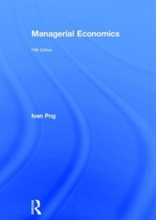 Managerial Economics, Hardback Book Managerial Economics, Hardback Book