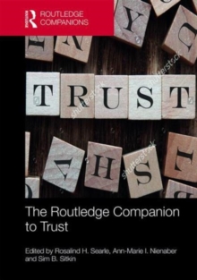 The Routledge Companion to Trust, Hardback Book The Routledge Companion to Trust, Hardback Book