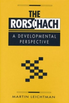 The Rorschach : A Developmental Perspective, Paperback Book The Rorschach : A Developmental Perspective, Paperback Book