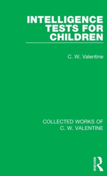 Intelligence Tests for Children, Hardback Book Intelligence Tests for Children, Hardback Book