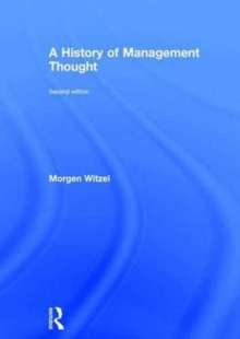 A History of Management Thought, Hardback Book A History of Management Thought, Hardback Book