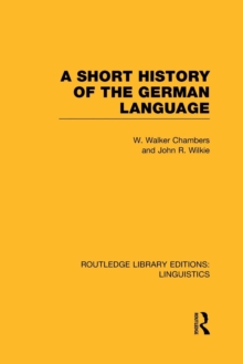 A Short History of the German Language, Paperback / softback Book A Short History of the German Language, Paperback / softback Book