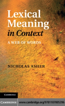 Lexical Meaning in Context : A Web of Words