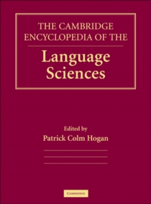 The Cambridge Encyclopedia of the Language Sciences