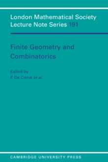 Finite Geometries and Combinatorics